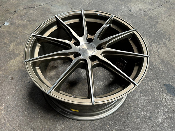 New 18X8.5 ET43 Asga A01 Rim (4 wheel) Gloss Bronze 5X112