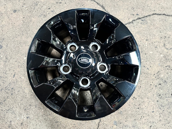 New 16X7 ET20 Sawtooth Rim (5 wheel) Gloss Black 5X165.1