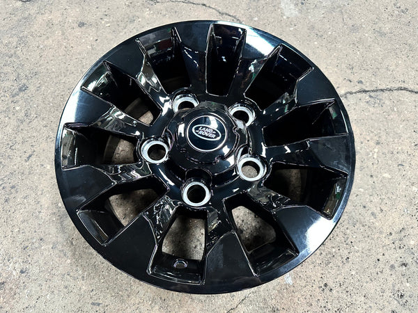 New 16X7 ET20 Sawtooth Rim (5 wheel) Gloss Black 5X165.1