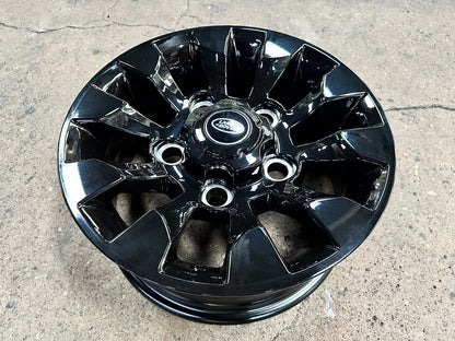 New 16X7 ET20 Sawtooth Rim (5 wheel) Gloss Black 5X165.1