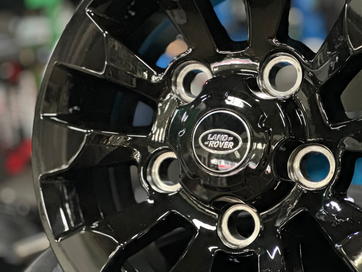 New 16X7 ET20 Sawtooth Rim (5 wheel) Gloss Black 5X165.1