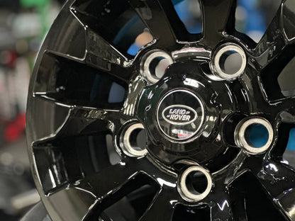 New 16X7 ET20 Sawtooth Rim (5 wheel) Gloss Black 5X165.1