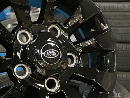 New 16X7 ET20 Sawtooth Rim (5 wheel) Gloss Black 5X165.1