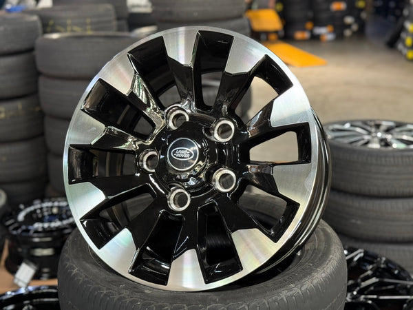 New 18X8 ET35 Sawtooth Rim (5 wheel) Gloss Black 5X165