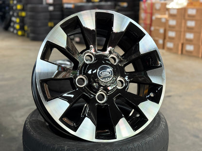New 18X8 ET35 Sawtooth Rim (5 wheel) Gloss Black 5X165