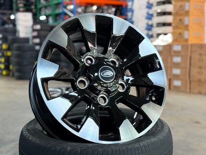 New 18X8 ET35 Sawtooth Rim (5 wheel) Gloss Black 5X165