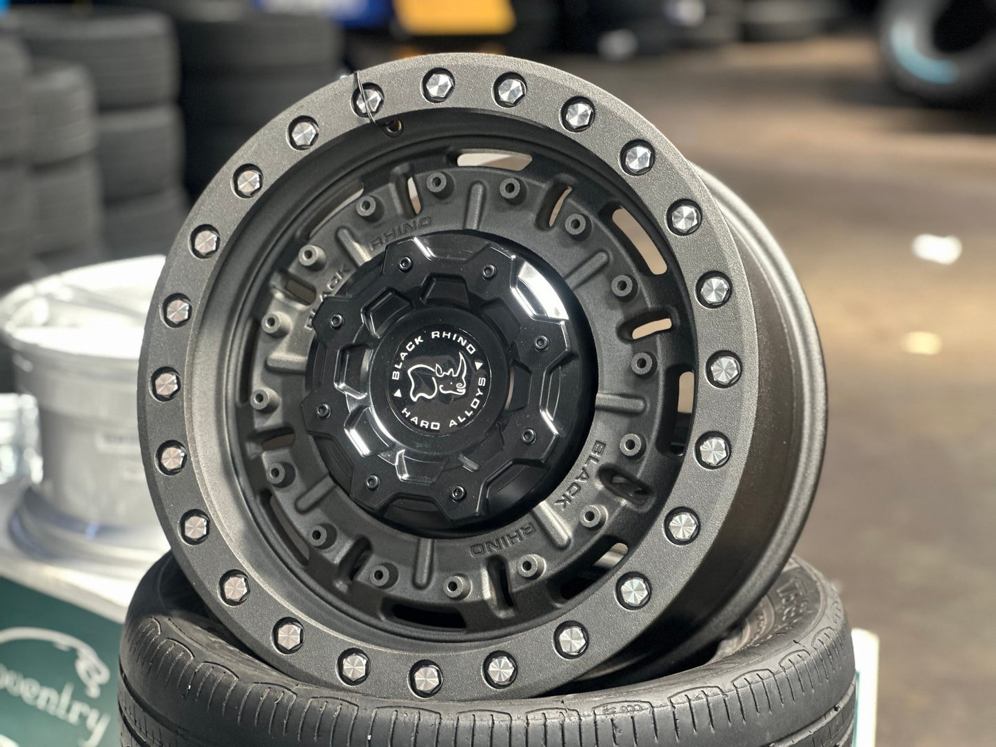 New 17X8.5 ET-18 Black Rhino Abrams Rim (4 wheel) Matt Gunmetal 6X139.7