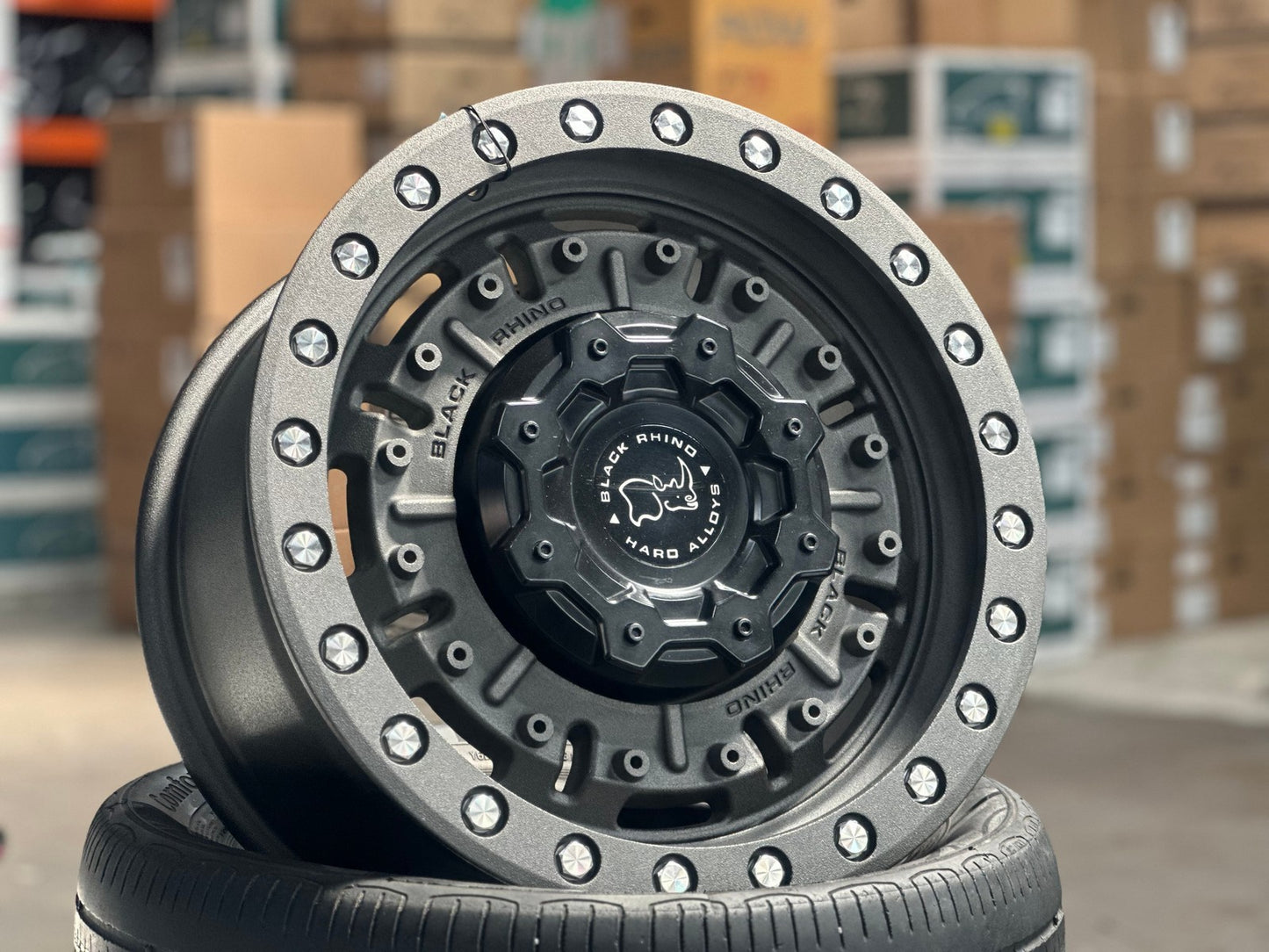 New 17X8.5 ET-18 Black Rhino Abrams Rim (4 wheel) Matt Gunmetal 6X139.7