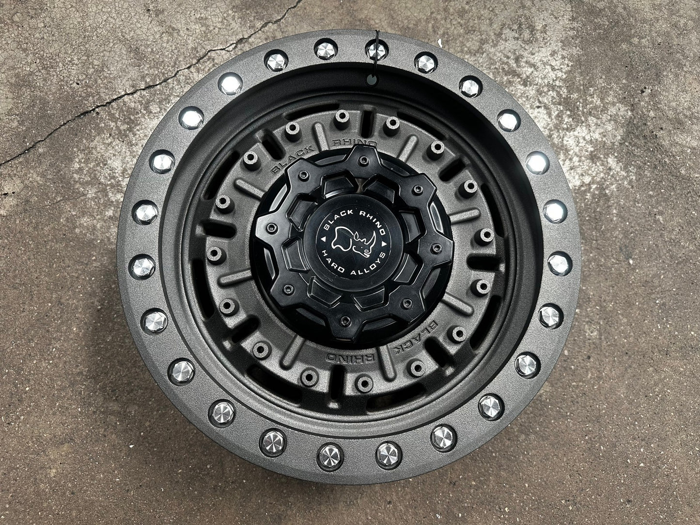 New 17X8.5 ET-18 Black Rhino Abrams Rim (4 wheel) Matt Gunmetal 6X139.7