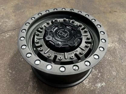 New 17X8.5 ET-18 Black Rhino Abrams Rim (4 wheel) Matt Gunmetal 6X139.7