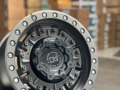 New 17X8.5 ET-18 Black Rhino Abrams Rim (4 wheel) Matt Gunmetal 6X139.7