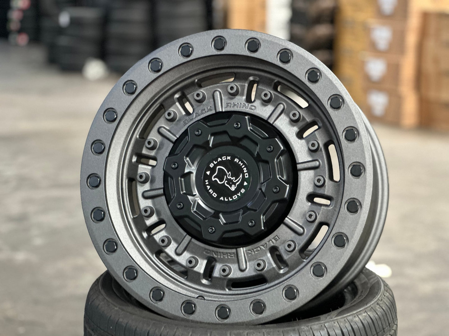 New 17X9.5 ET-18 Black Rhino Abrams Rim (5 wheel) Matt Gunmetal 5X127