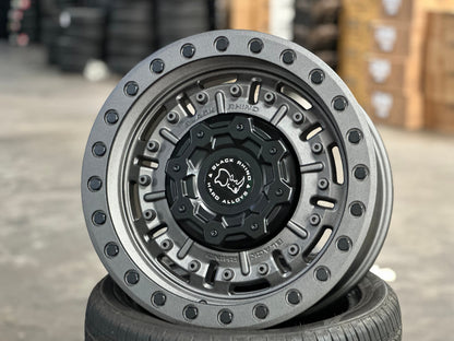 New 17X9.5 ET-18 Black Rhino Abrams Rim (5 wheel) Matt Gunmetal 5X127