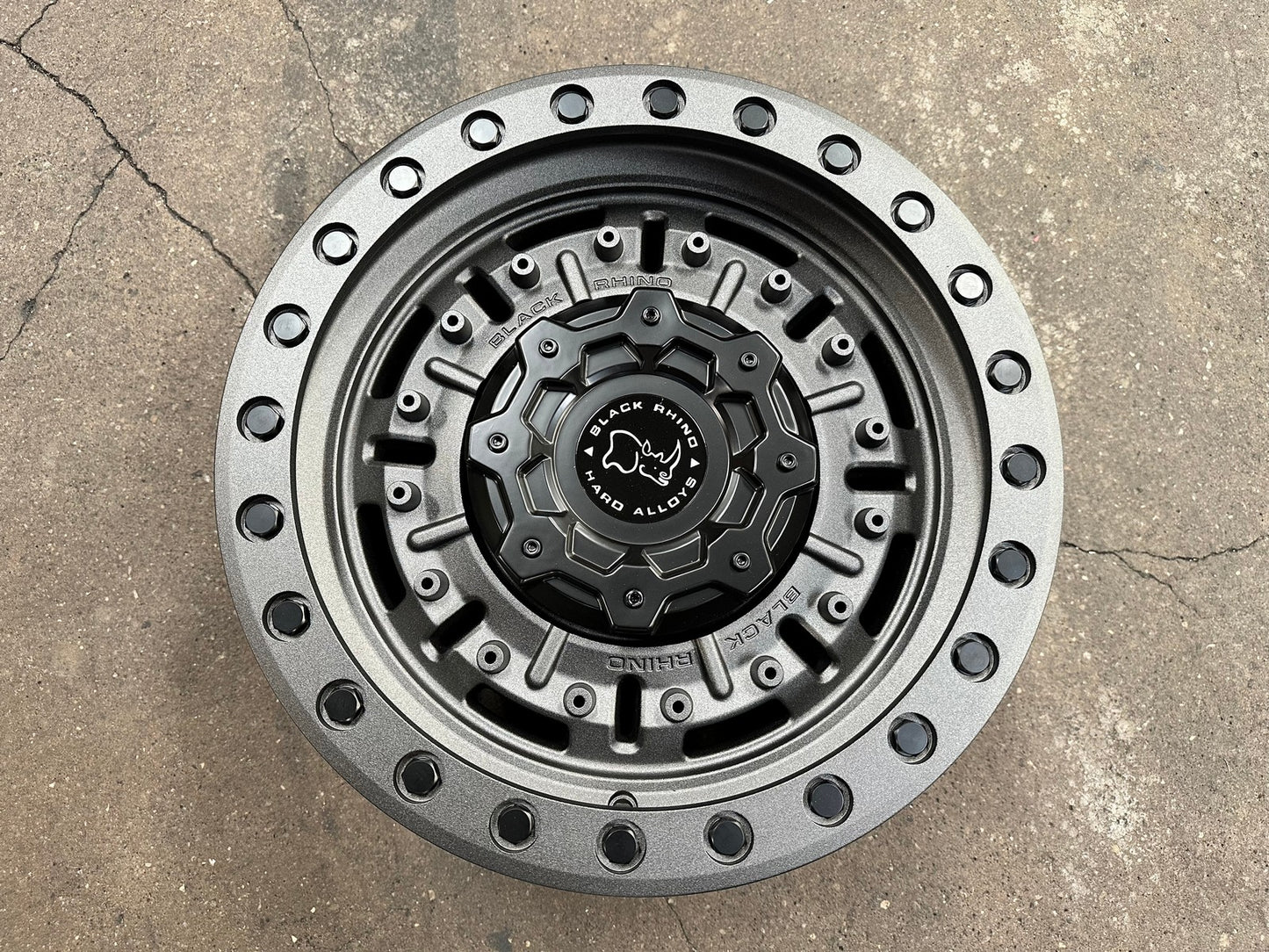 New 17X9.5 ET-18 Black Rhino Abrams Rim (5 wheel) Matt Gunmetal 5X127