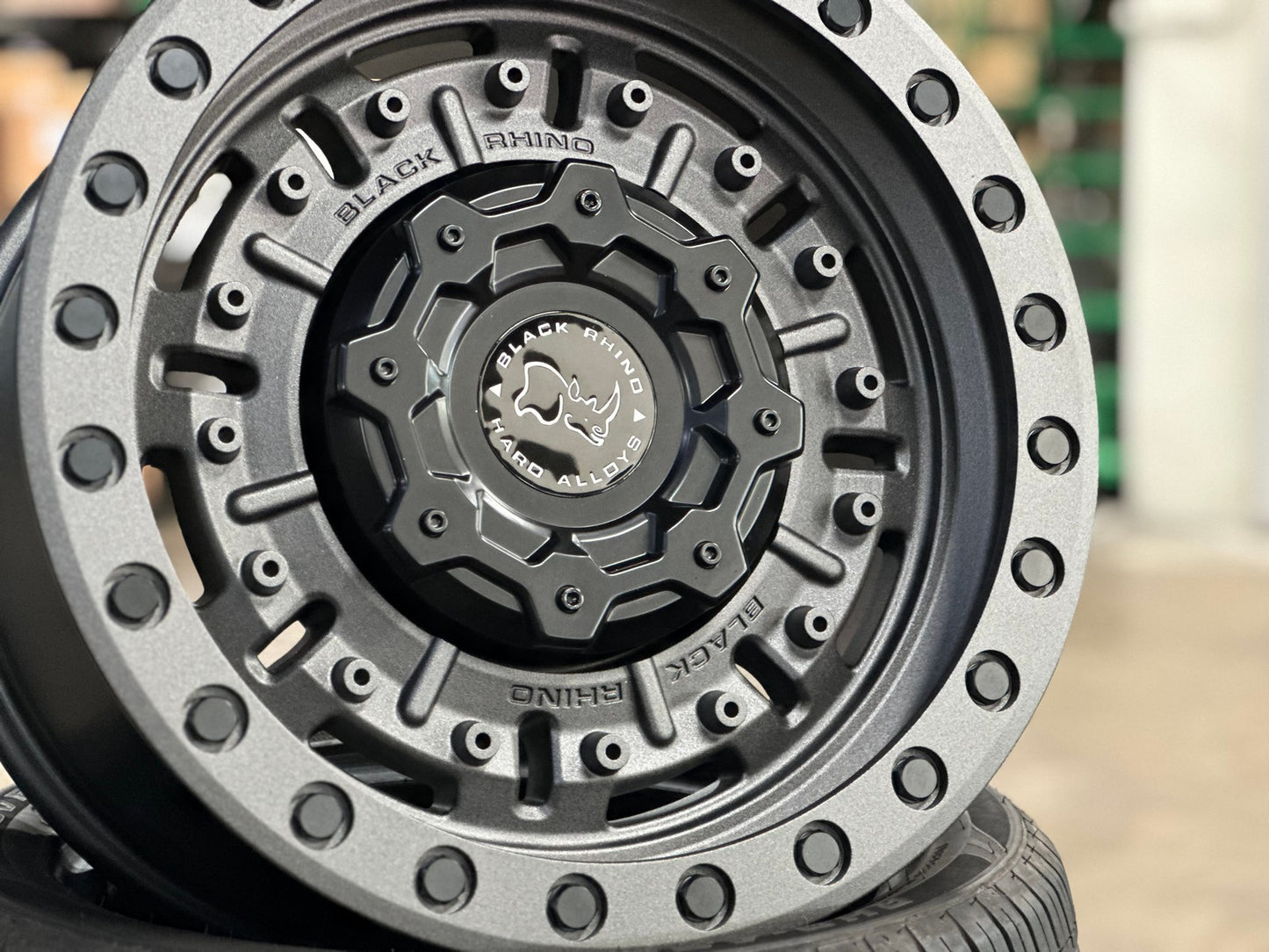 New 17X9.5 ET-18 Black Rhino Abrams Rim (5 wheel) Matt Gunmetal 5X127