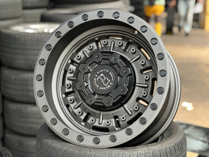 New 18X9.5 ET-18 Black Rhino Abrams Rim (5 wheel) Matt Gunmetal 5X127