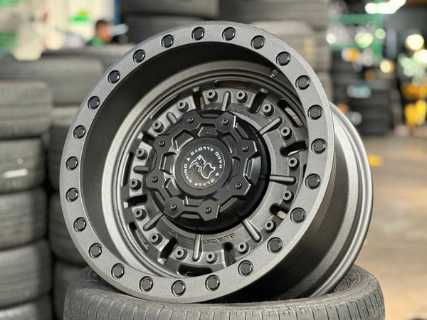 New 18X9.5 ET-18 Black Rhino Abrams Rim (5 wheel) Matt Gunmetal 5X127