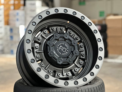 New 18X9.5 ET-18 Black Rhino Abrams Rim (5 wheel) Matt Gunmetal 5X127