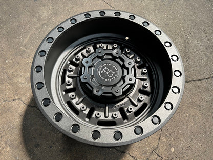 New 18X9.5 ET-18 Black Rhino Abrams Rim (5 wheel) Matt Gunmetal 5X127