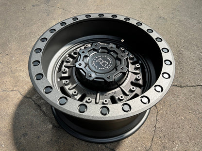 New 18X9.5 ET-18 Black Rhino Abrams Rim (5 wheel) Matt Gunmetal 5X127