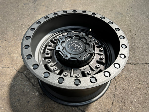 New 18X9.5 ET-18 Black Rhino Abrams Rim (5 wheel) Matt Gunmetal 5X127