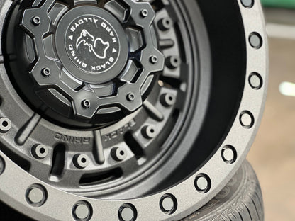 New 18X9.5 ET-18 Black Rhino Abrams Rim (5 wheel) Matt Gunmetal 5X127