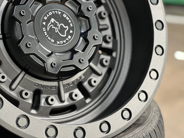 New 18X9.5 ET-18 Black Rhino Abrams Rim (5 wheel) Matt Gunmetal 5X127