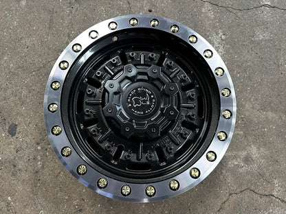 New 18X9.5 ET-18 Black Rhino Abrams Rim (4 wheel) Gloss Gunmetal 6X139.7