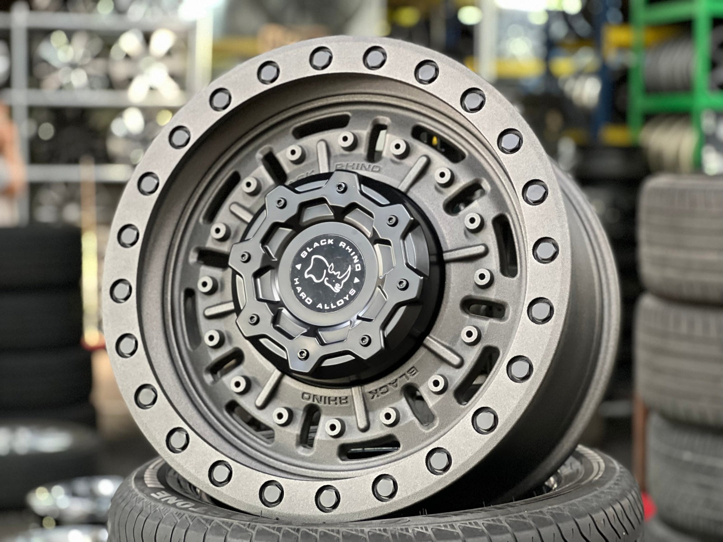 New 18X9.5 ET-18 Black Rhino Abrams Rim (4 wheel) Matt Gunmetal 6X139.7