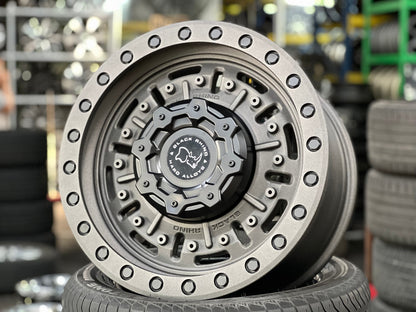 New 18X9.5 ET-18 Black Rhino Abrams Rim (4 wheel) Matt Gunmetal 6X139.7