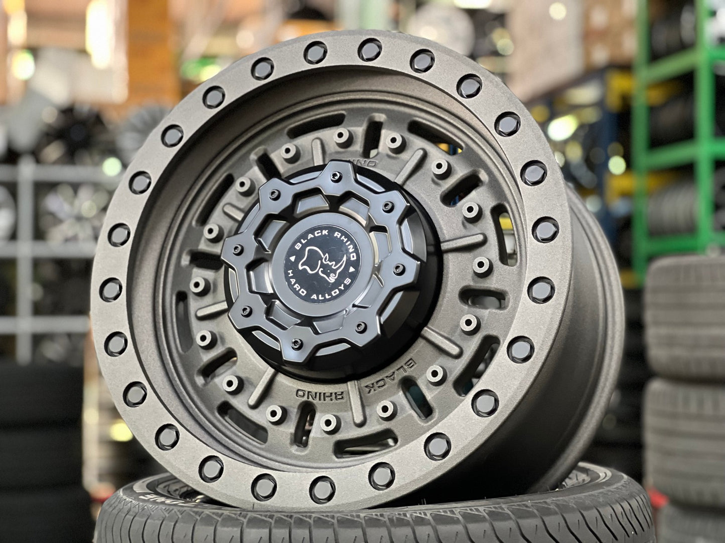 New 18X9.5 ET-18 Black Rhino Abrams Rim (4 wheel) Matt Gunmetal 6X139.7