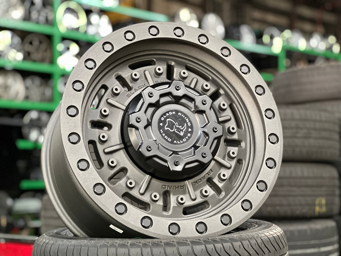 New 18X9.5 ET-18 Black Rhino Abrams Rim (4 wheel) Matt Gunmetal 6X139.7