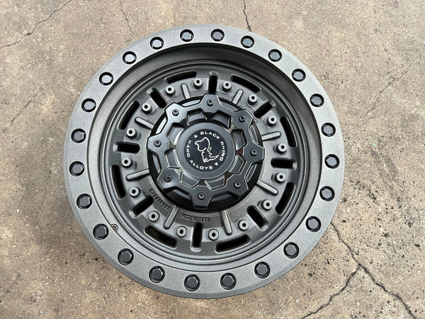 New 18X9.5 ET-18 Black Rhino Abrams Rim (4 wheel) Matt Gunmetal 6X139.7