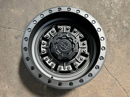 New 20X9.5 ET-18 Black Rhino Abrams Rim (4 wheel) Matt Gunmetal 8X165.1