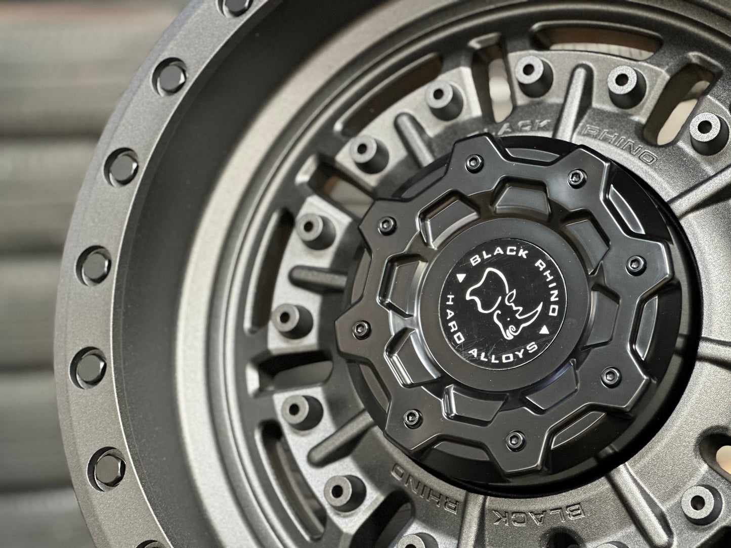 New 20X9.5 ET-18 Black Rhino Abrams Rim (4 wheel) Matt Gunmetal 8X165.1