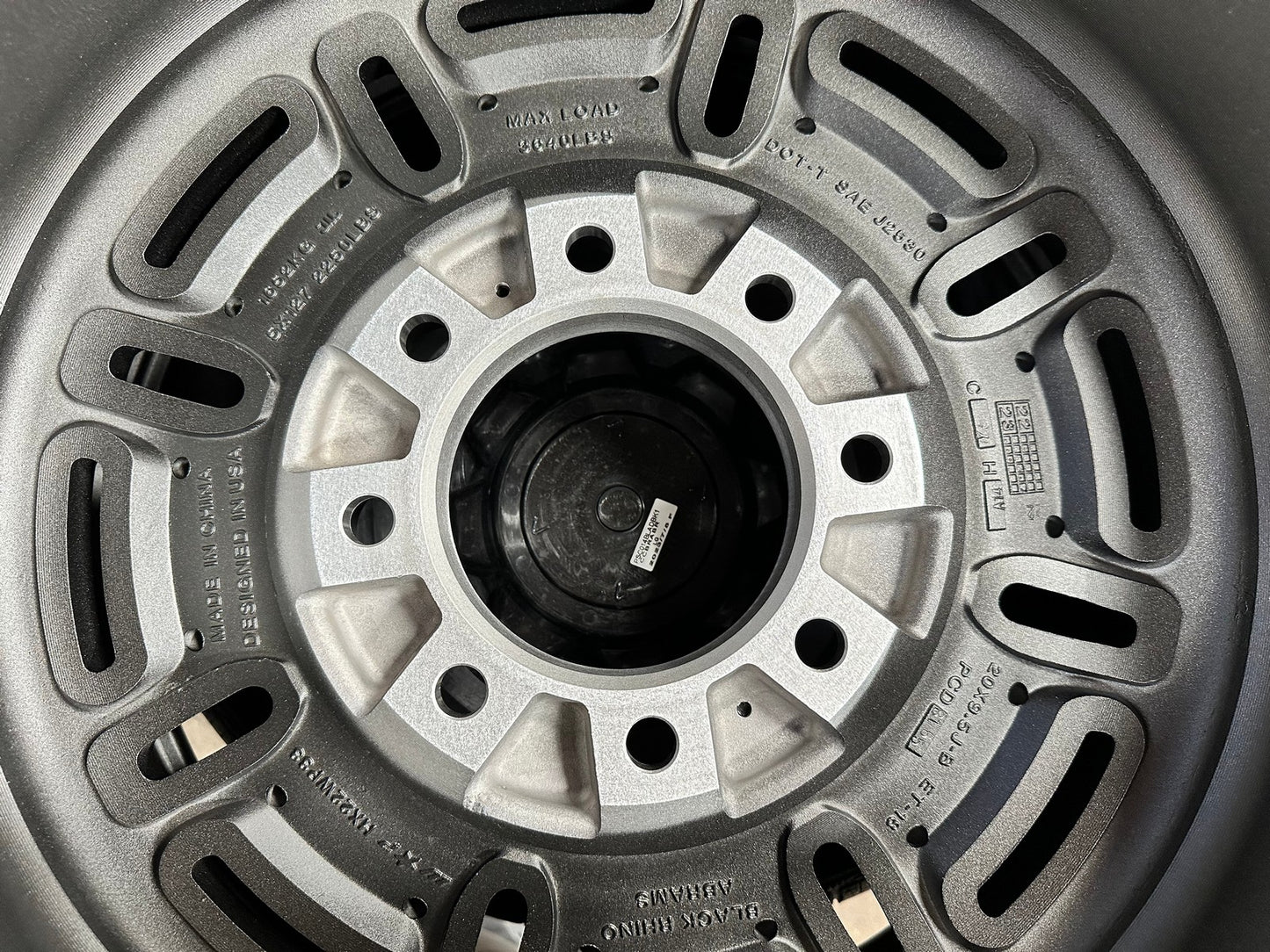 New 20X9.5 ET-18 Black Rhino Abrams Rim (4 wheel) Matt Gunmetal 8X165.1