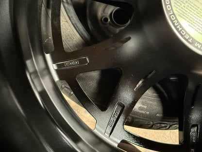 New 19X8.5 ET35 AD Wheel ADF7 Rim (4 wheel) Gloss Black 5X108