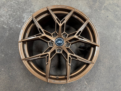 New 19X8.5 ET35 AD Wheel ADF50 Rim (4 wheel) Gloss Bronze 5X120