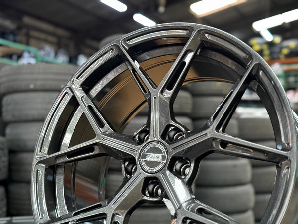 New 19X9 ET30 AD Wheel ADF6982 Rim (4 wheel) Hyper Black 5X114.3