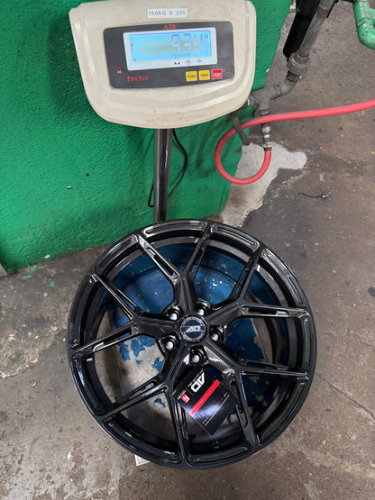 New 19X9 ET30 AD Wheel ADF6982 Rim (4 wheel) Hyper Black 5X114.3