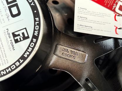 New 19X9 ET30 AD Wheel ADF6982 Rim (4 wheel) Gloss Black 5X112