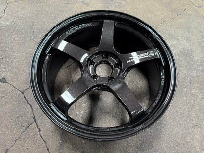 New 19X8.5 ET45 Advan GT Rim (4 wheel) Gloss Black 5X112