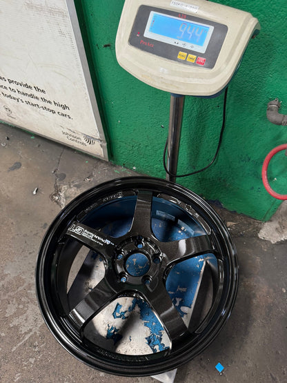 New 19X8.5 ET45 Advan GT Rim (4 wheel) Gloss Black 5X112