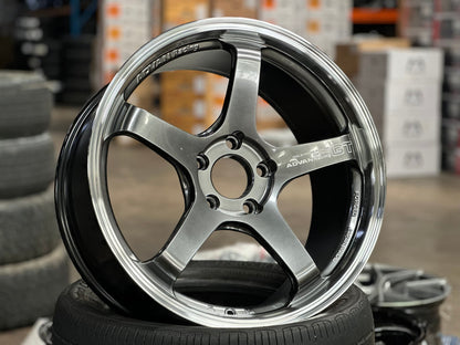 New 19X9.5 ET45 Advan GT Rim (4 wheel) Gloss Gunmetal 5X120