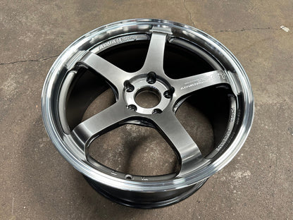 New 19X9.5 ET45 Advan GT Rim (4 wheel) Gloss Gunmetal 5X120