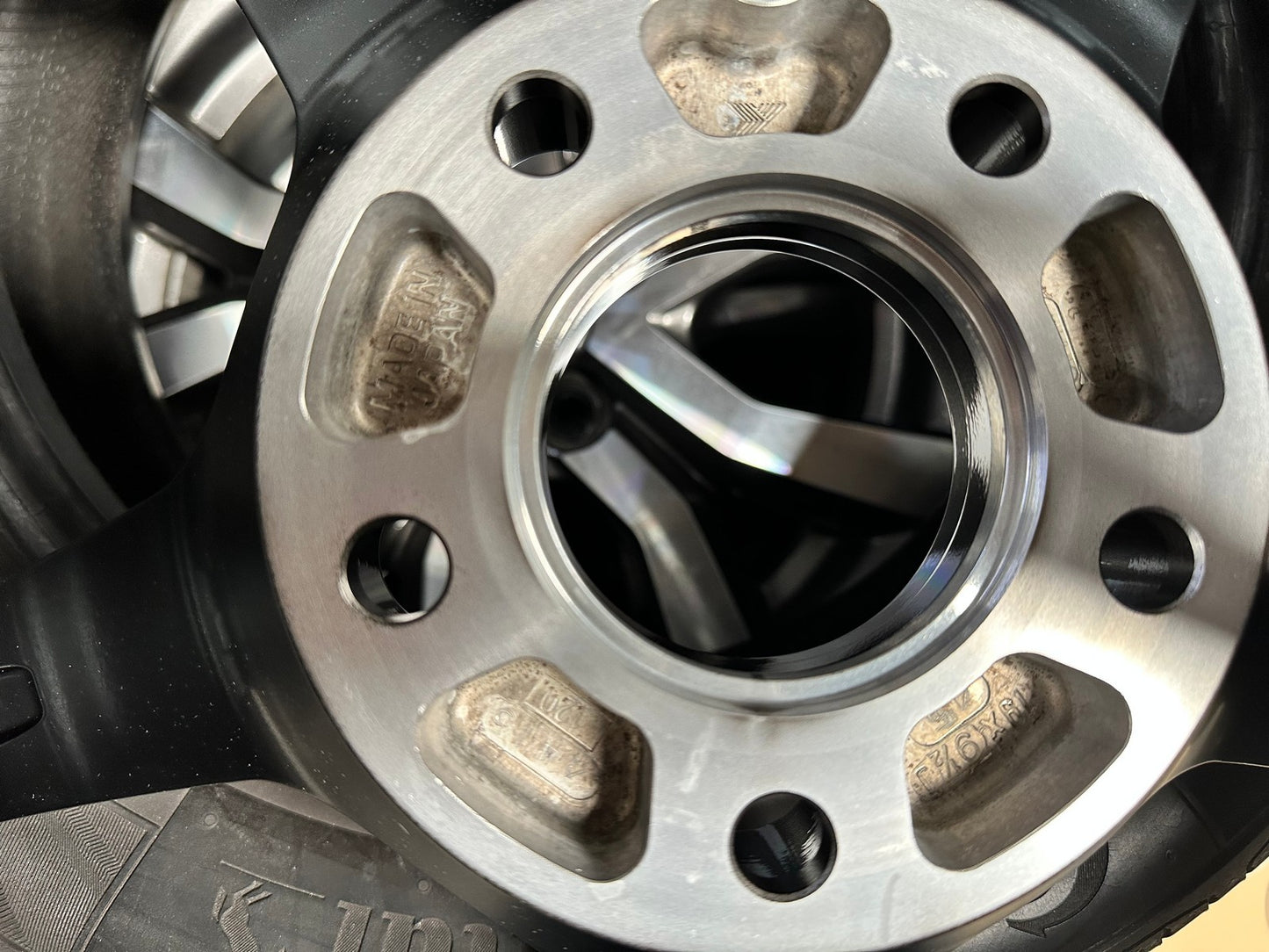 New 19X9.5 ET45 Advan GT Rim (4 wheel) Gloss Gunmetal 5X120