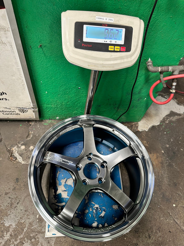 New 19X9.5 ET45 Advan GT Rim (4 wheel) Gloss Gunmetal 5X120