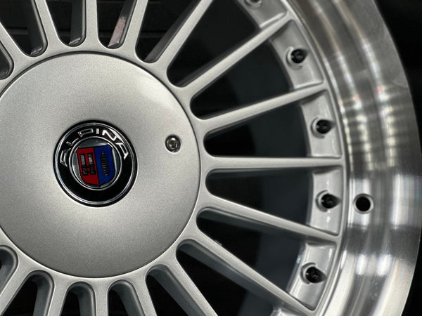 New 17X8 ET20 Alpina Classic Rim (4 wheel) Gloss Silver 5X120