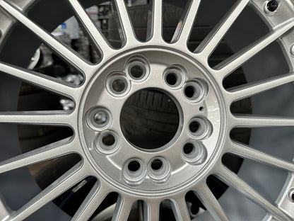 New 17X8 ET20 Alpina Classic Rim (4 wheel) Gloss Silver 5X120