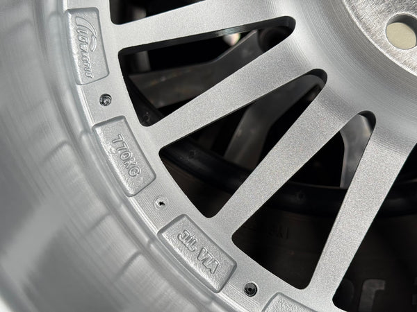 New 17X8 ET20 Alpina Classic Rim (4 wheel) Gloss Silver 4X114.3